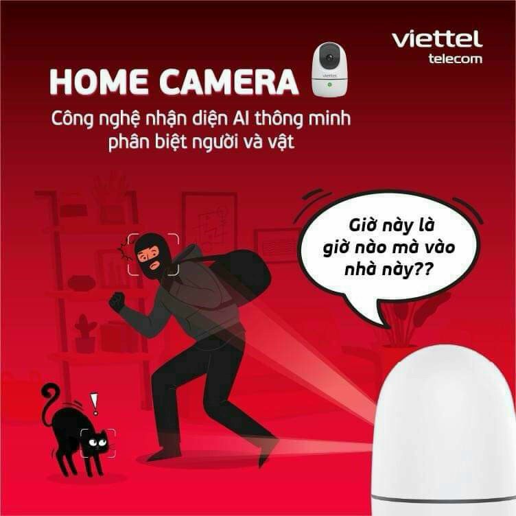 Lắp Đặt Mạng Viettel - Tặng Homecamera Full HD 1080