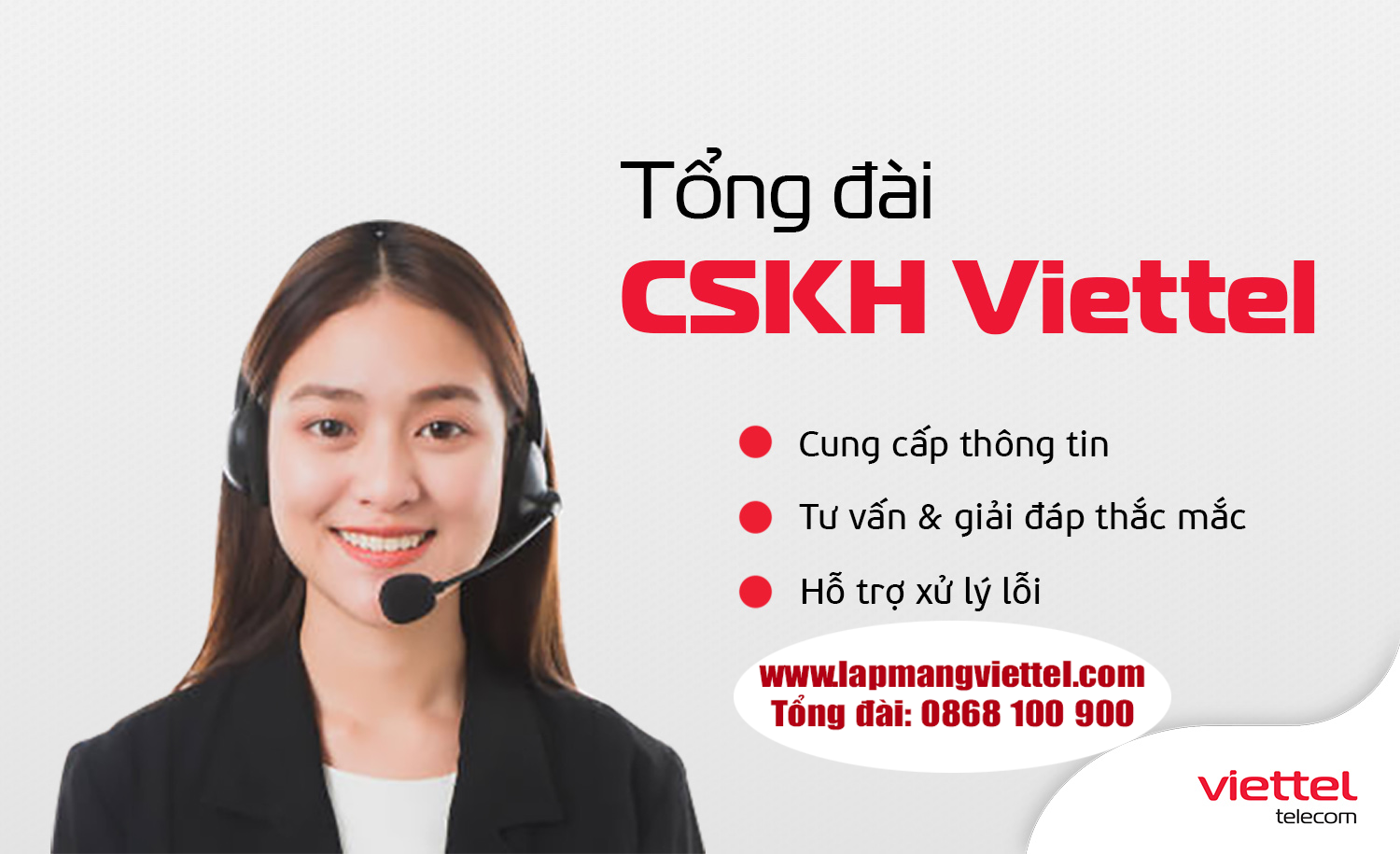 Tổng Đài Lắp Mạng Viettel Quận Bình Tân - 0868 100 900